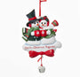"Our 1st Christmas Together" Snowcouple Christmas Tree Ornament