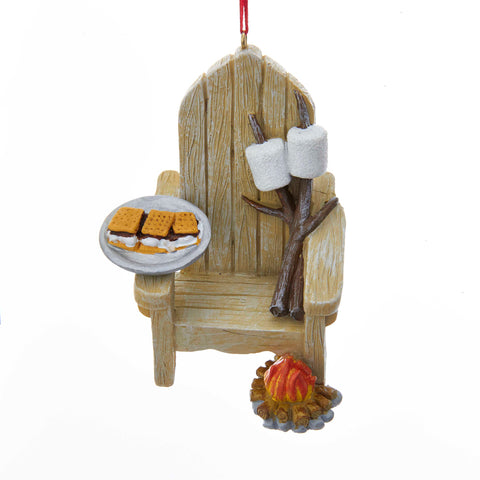 Adirondack Chair with S'mores Christmas Tree Ornament