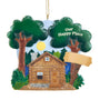 "Our Happy Place" Cabin Christmas Tree Ornament