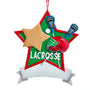 Personalized Lacrosse Star Ornament