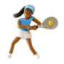 African American Girl Tennis Player For Christmas Tree