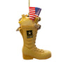Army Boots Ornament can be personalized for the Christmas tree