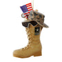 Army Boots Ornament can be personalized for the Christmas tree