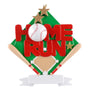 Personalized "Home Run" Baseball Ornament