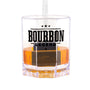 Bourbon in a Glass Christmas Ornament - Resin and Acrylic Material  