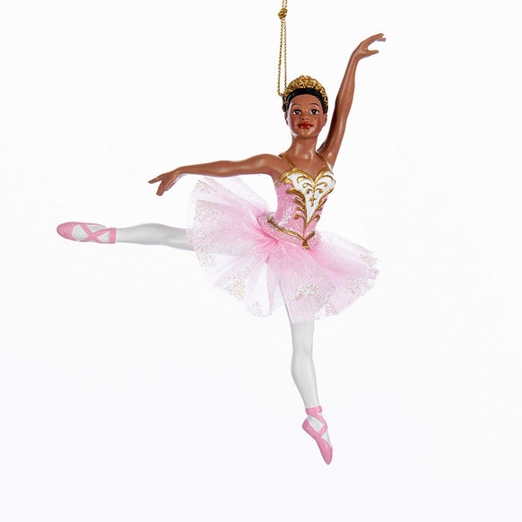 Ballerina Ornament - African American