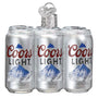 Coors Light 6 Pack Of Beer-Old World Christmas