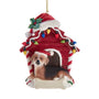 Beagle in a Dog House Christmas Tree Ornament