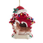 Bassett Hound in Dog House Christmas Tree Ornament