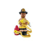 Firefighter Ornament - African American, Male For Christmas Tree