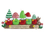 Gnome family of 5 Christmas Tree Ornament