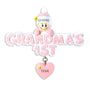 Grandma's 1st Christmas Pink resin personalized ornament