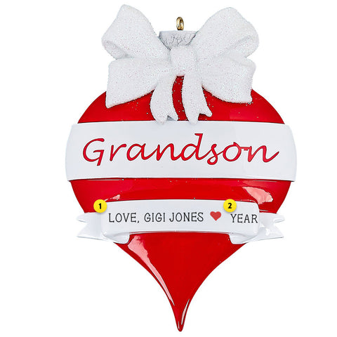 Grandson Christmas Tree Ornament