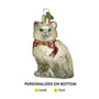 Personalized ornament for a Himalayan cat