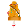Fishing Vest Christmas Ornament Personalized
