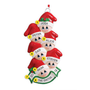 Stocking Cap Family of 6 Ornament for Christmas Tree