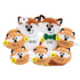 Fox Family of 7 Personalized Christmas Ornament