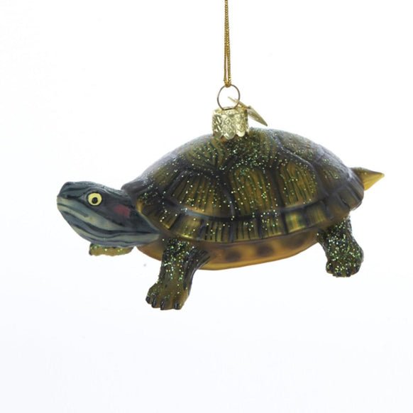 Glass Land Turtle Ornament