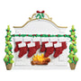 Mantel with Stockings Family of 10 Table Top Decoration
