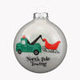 North Pole Towing Ornament For Christmas Tree