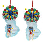 Parasailing Christmas Ornament in Female or Male version