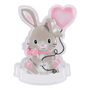Personalized Pink Baby Bunny Ornament