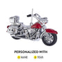 Personalized Motorcycle Ornament - Red