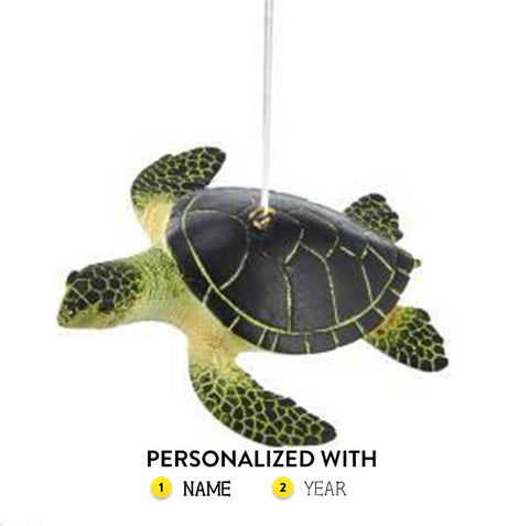 Personalized Sea Turtle Ornament