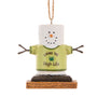 Original S'mores Ornament with Cannabis leaf on shirt with saying Living the High Life