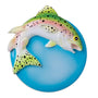 Rainbow Trout resin personalized ornaments