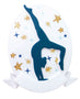 Gymnast Christmas Tree Ornament